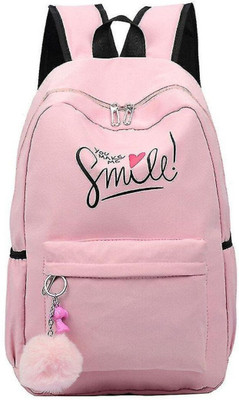 Shishtha Stylish girls and women handbag 20 L Backpack(Pink)