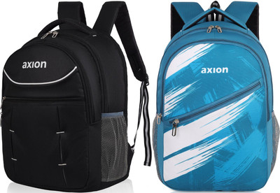Axion Large 30L Backpack for Men Laptop Bags Women College School Waterproof Bagpack 30 L Backpack(Black, Green, Blue)