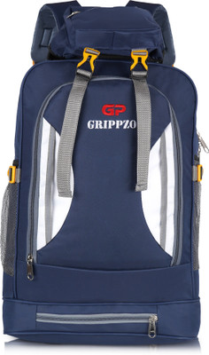 Grippzo Trekking & Travel | Water Resistant Rucksack for Men & Women 45 L Backpack(Blue)
