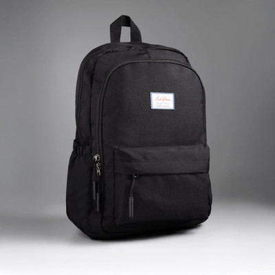 LINO PERROS Womens Black Backpack 32 L Laptop Backpack(Black)