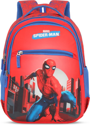 Priority 16 inch Hersheys 002 Marvel Spiderman Printed Red 27 L Backpack(Red)