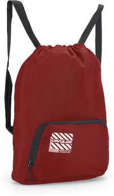 divulge Meteor Drawstring Bag Meteor Daypack, Drawstring bag, Sport Bag 18 L Backpack(Red)