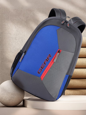 Gear Blocky 2 16 L Backpack(Grey, Yellow)