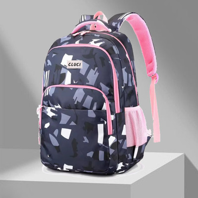 Cluci Trendy High Quality School, College, Tution, Coaching Bag For Girls & Women 30 L Backpack(Black)