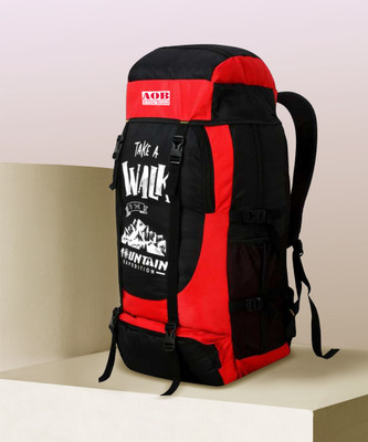 aob UNISEX WaterProof Mountain Rucksack/Hiking/Trekking/Camping Bag/Backpack Travel 70 L Backpack(Red)