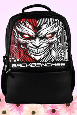 RICHPACK Backbenchers Devil Warrior Edition Boys Stylish School Backpack 30 L Backpack(Black)