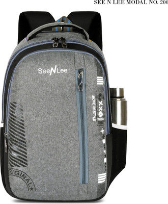 SeeNLee Fashion Box | X Design backpack | college 28 L Backpack(Grey)