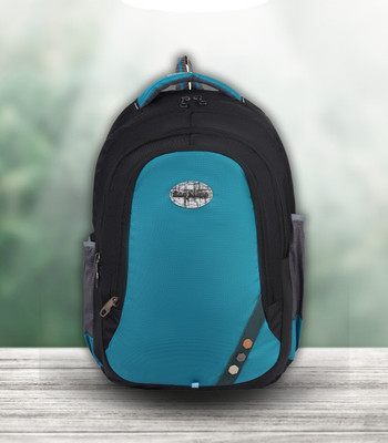 SeeNLee Reflective Stripes Backpack with Unique Button Patch - Stand Out in Style 31 L Backpack(Green)
