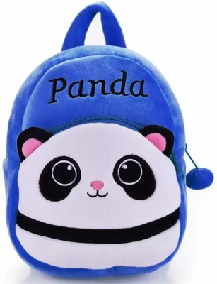 NEW ZONE Kids School Bag Soft Plush Backpacks Cartoon Boys Girls 12 L Backpack(Blue)