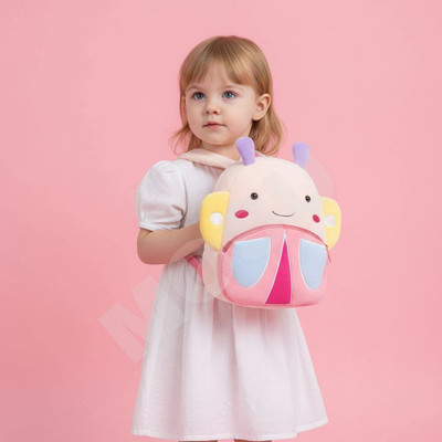 MOSU Soft Plush Cartoon Kids School Bag Boys & Girls (1–6 Yrs) Nursery, UKG, NKG 10 L Backpack(Multicolor)