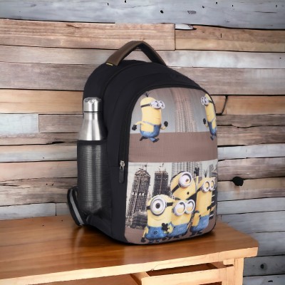 ZOBEX Cute Doraemon 7D Printed School Bag For Girls Kids Bags & Backpack 23 L Backpack(Black, Brown)