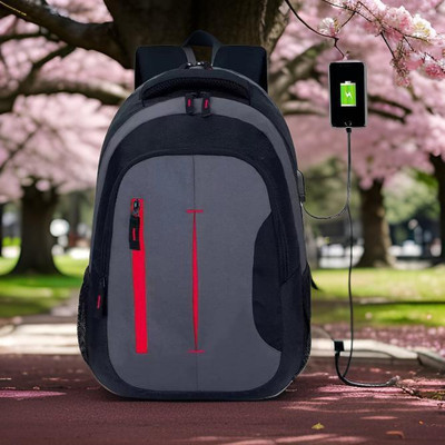 HOUSE OF COMMON laptop Office College school backpack Bag(S-19*14)Bag462 Waterproof Backpack(Black, 47.1999999999999 L)