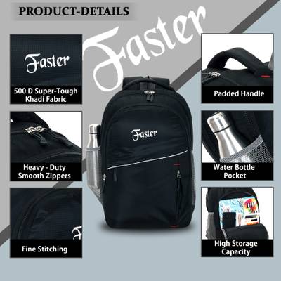 faster 16 inch Laptop Backpack office Bag School Bag College Bag 35 L  Laptop Backpack - Price History