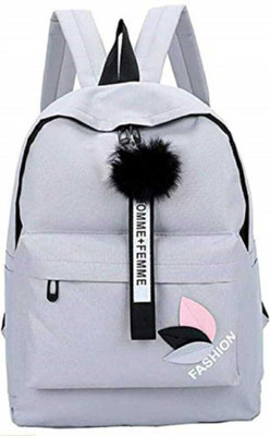 HouseOfCommon Women and Men Backpack 10 L Backpack(Grey)