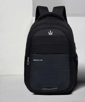 DRAYLUX Anti-Theft Pocket & Organizer Compartments 48 L Laptop Backpack(Black, Grey)
