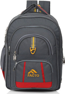 facto 70 L Backpack Stylish Waterproof School bag 6th to 10th Class (Grey 60 L Backpack(Grey)