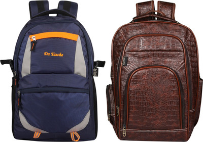 Da Tasche SHINE PRO 25L Blue 25 L Backpack(Blue, Brown)