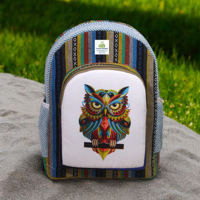 green basket Colorful Tribal Versatile Canvas Daypack for Everyday Use 25 L Trolley Laptop Backpack(Multicolor)