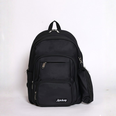 Anchay Haze Waterproof Polyester Backpack 14 L Backpack(Black)
