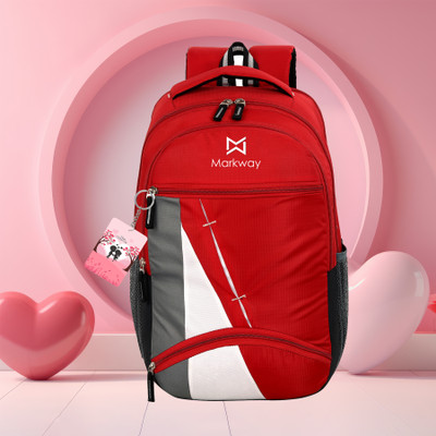 markway VALENTINE GIFT Backpack/School Bag/College Bag Office Casual Bag Waterproof Bag 35 L Backpack(Red)