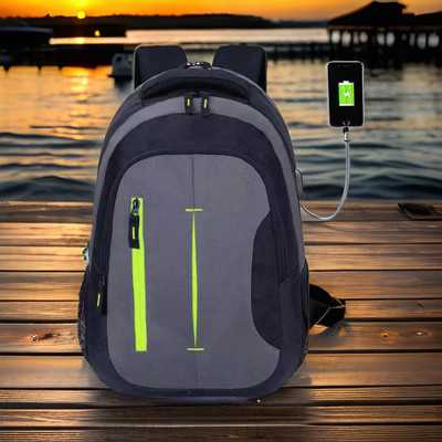 Shivra backpack for men backpack bags bagpack 34 L Laptop Backpack(Black, Grey)