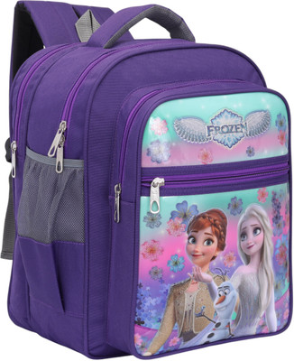 Travel Look Stylish Purple School Bag for Girls of Class 3rd - 5th Waterproof School Bag 40 L Backpack(Purple)