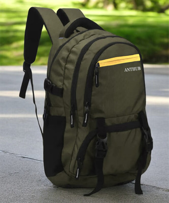 ANTHUB For School Bag/College Bag/For Unisex With USB Port And Rain Cover (1001) 40 L Laptop Backpack(Green)
