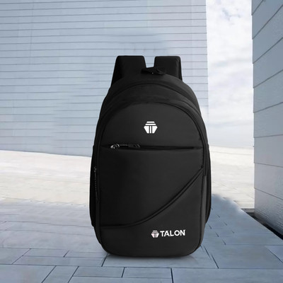 Talon Small 20 L Backpack Poliyester School tuition Multipurpose bag 20 L Backpack(Black)