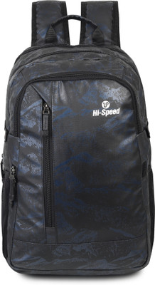 HI-SPEED Stylish Waterproof Backpack for Men & Women | School, College & Office Bag 31 L Laptop Backpack(Grey)