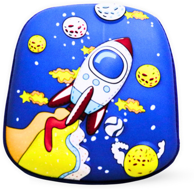 RAAHHA 3D Space & Astronaut Backpack for Preschoolers, Playgroup,Picnic, Classes 10 L Backpack(Blue)