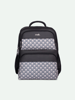 ZOUK Hampi Sculpt Consultant Backpack 18.7 L Laptop Backpack(Grey, White)