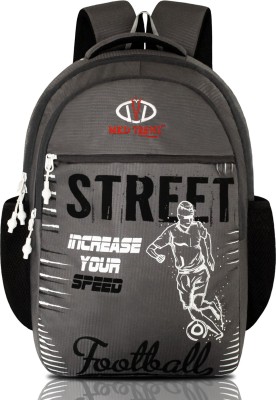 MKD TRENZ 25 L Latest Trending Printed Waterproof Backpack 25 L Backpack(Grey)