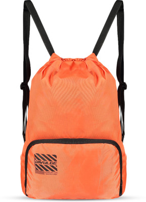 divulge Meteor Drawstring Bag Daypack, Drawstring bag, Sport Bag 19 Liters 19 L Backpack(Orange)