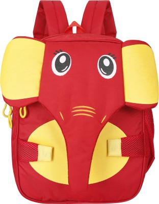 AdventIQ Elephant Design 16Ltr Pre-School 36cm Nursery (LKG/UKG/1st std) Kids Bag 16 L Backpack(Blue)