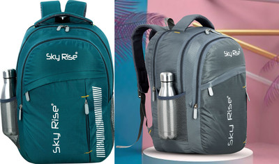 SKY RISE backpack34 35 L Laptop Backpack(Green, Green)