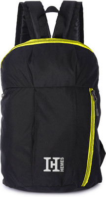 H-Hemes HLogo-R-YellowZip-LunchBag_11 12 L Backpack(Black, Yellow)