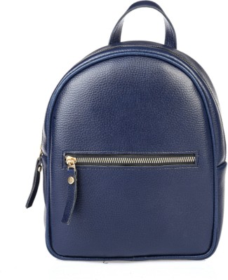 TEZONE leather look blue backpack_11_17 5 L Backpack(Black)