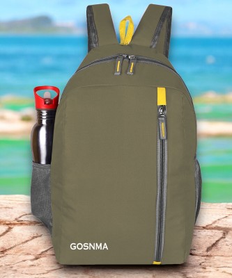 GOSNMA Casual Bag Tourister Water Resistant Tuition Picnic Daypack(1021) 22 L Laptop Backpack(Green)