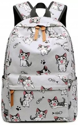 Ryzan grey cat 202 15 L Backpack(Grey)