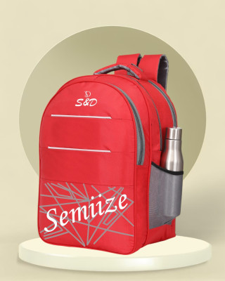 semiize best school bags for boys & Girls comfortable 4th to 10th class 20 L 20 L Backpack(Red)