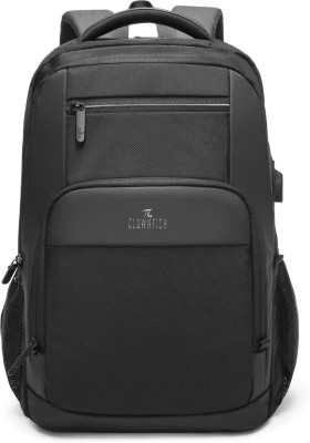 BANGE 16 Litres Unisex Polyester Outdoor Travel Laptop Backpack fits 15.6 inch laptop(BLACK) 16 L Laptop Backpack(Black)