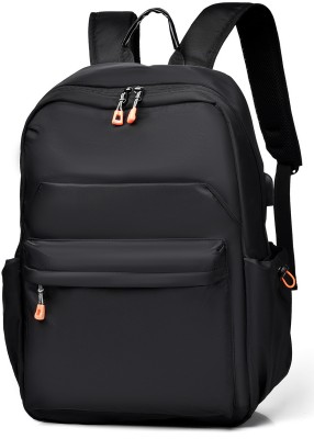 WXR Trendy Stylish Spacious Travel College Office 15.6 inch Laptop Waterproof 19 L Laptop Backpack(Black)