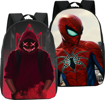 khatushyam collection DEVIL+SPIDER 4-COMBOb 30 L Laptop Backpack(Maroon)