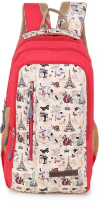 DEZiRE CRAfTS DC Stylish Trending Ladies School College Girls Student Travel Bag 14 L Laptop Backpack(Pink)