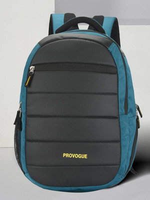 PROVOGUE Casual Self Design Spacy with Rain cover 38 L Laptop Backpack(Multicolor, Black)