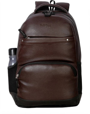 Goldstar Bagpack CLASSIC ANT THEFT FAUX LEATHER STYLISH TRENDY 29 L Laptop Backpack(Brown)