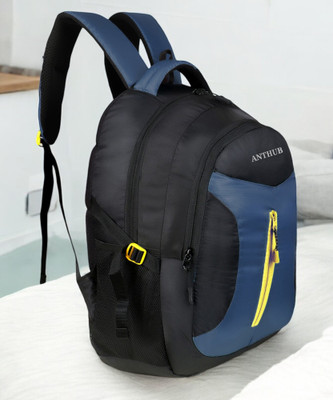 ANTHUB For Office/Business/Travel/College, Casual Bag For Men And Women(1004) 30 L Laptop Backpack(Black, Blue)