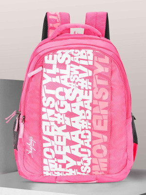 SKYBAGS Polyester Riddle School 30 L Backpack(Pink)