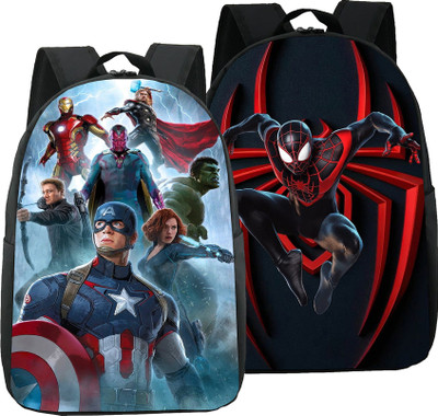 khatushyam collection CAPTAN+SPIDER 1-COMBOb 30 L Laptop Backpack(Black)