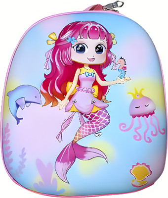 Bembika Yoble Little Mermaid 5 L Backpack(Pink)